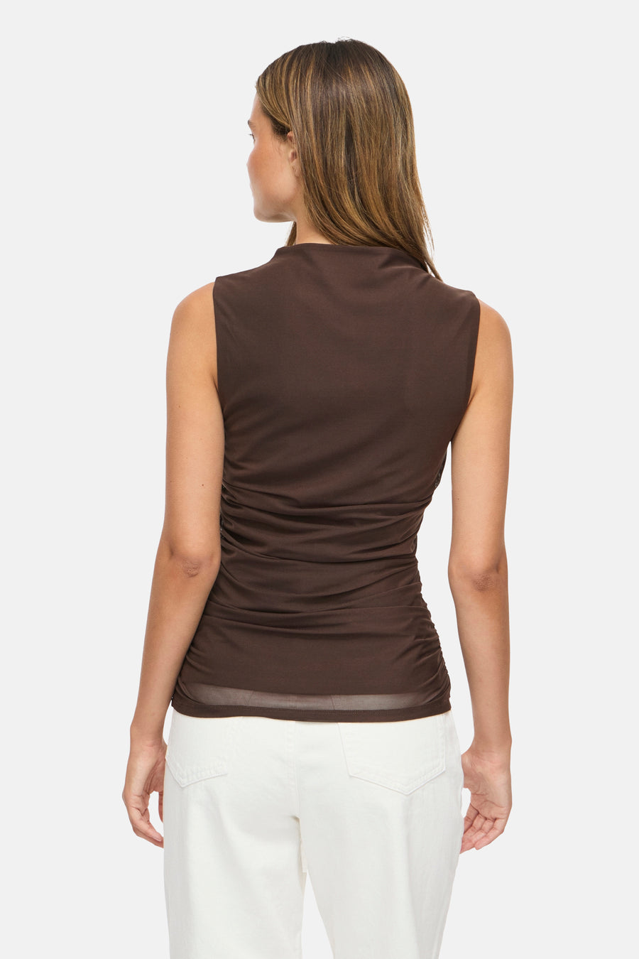 Top uni manche courte brun - VILA®