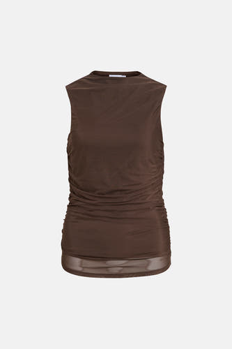 Top uni manche courte brun - VILA®