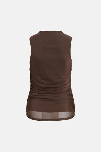 Top uni manche courte brun - VILA®