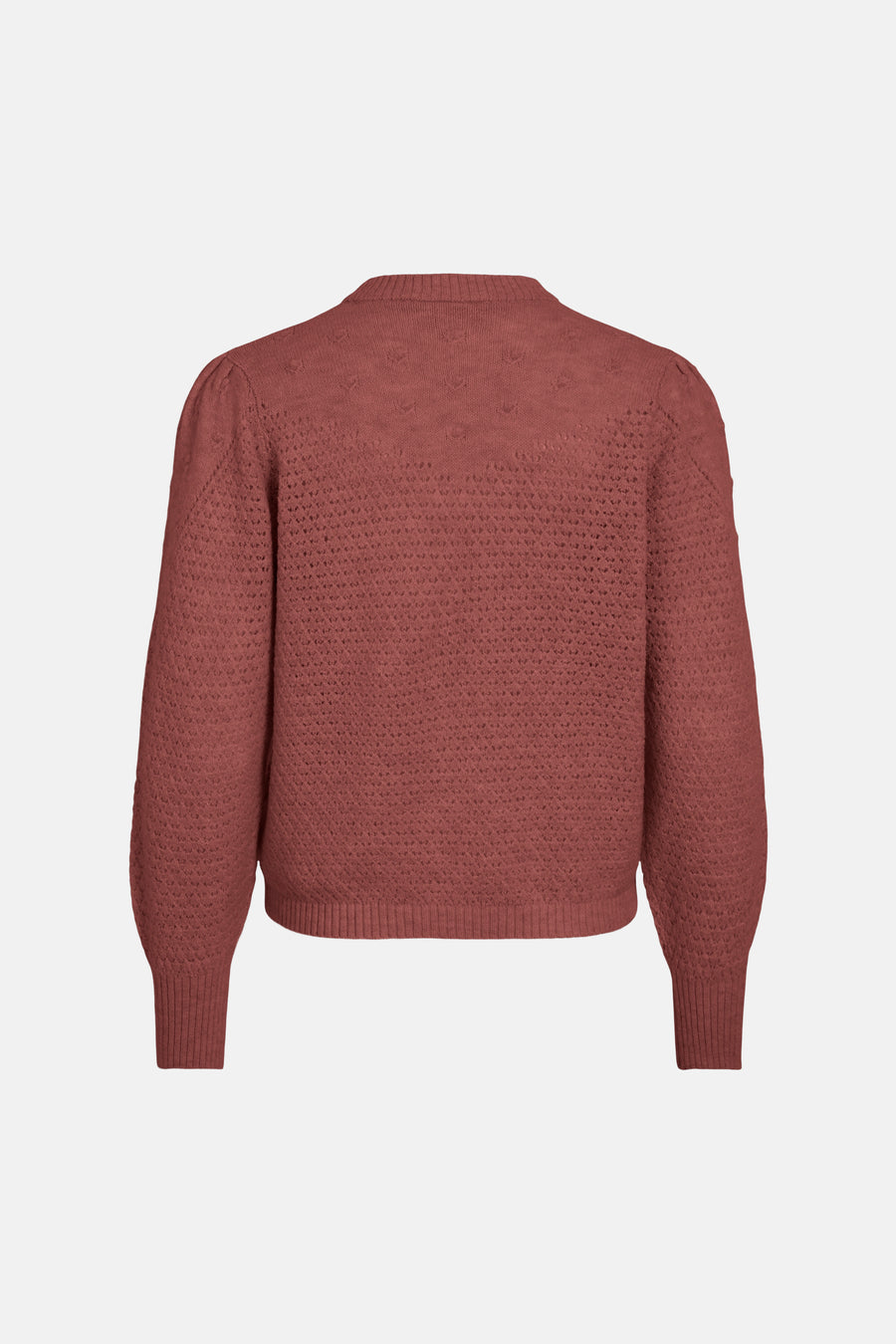 Pull col O brique - VILA®