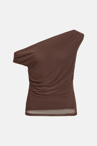 Top uni manche courte brun - VILA®
