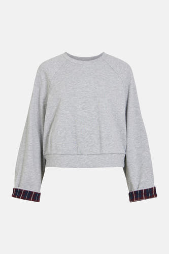 Sweat col O gris - VILA®