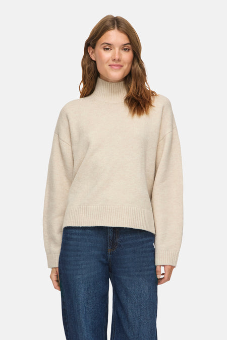 Pull col O jaune - VILA®
