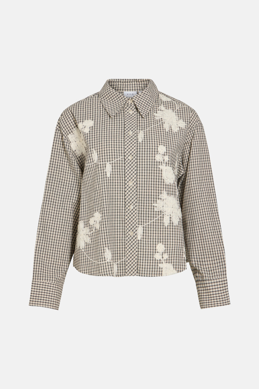 Chemise à manches longues - beige