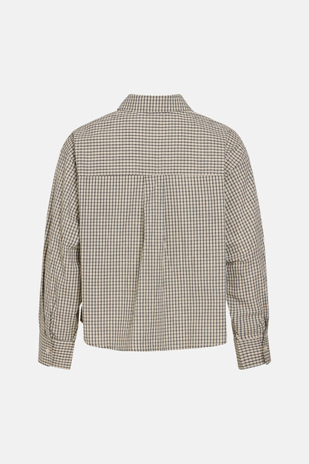 Chemise à manches longues - beige