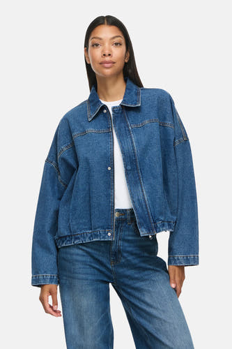 Bombers mid blue denim - VILA®