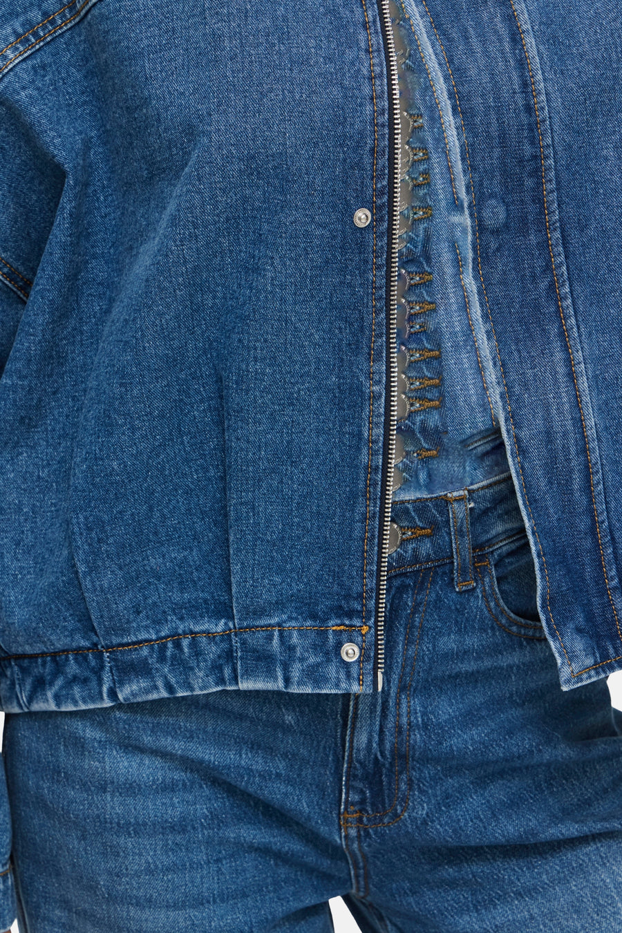 Bombers mid blue denim - VILA®