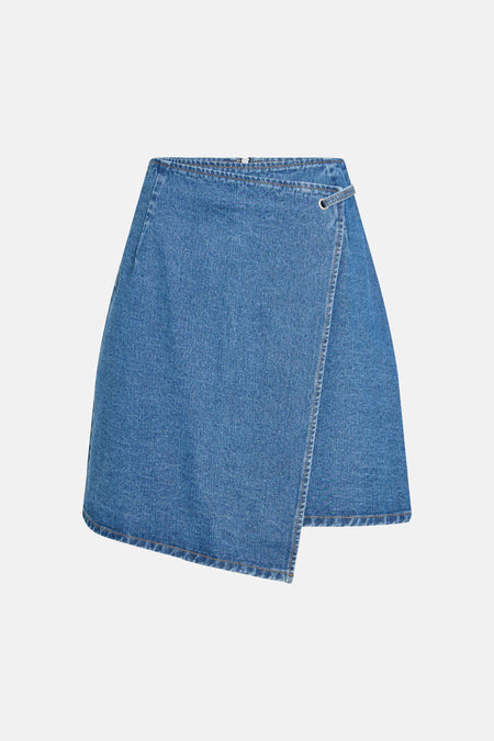 Jupe - mid blue denim