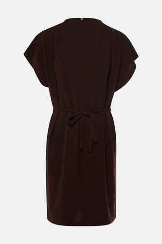 Robe à manches courtes - brun