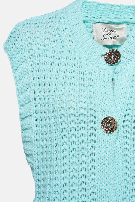Cardigan - bleu