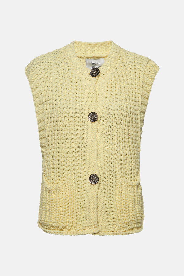 Cardigan Jaune - Terra di Siena