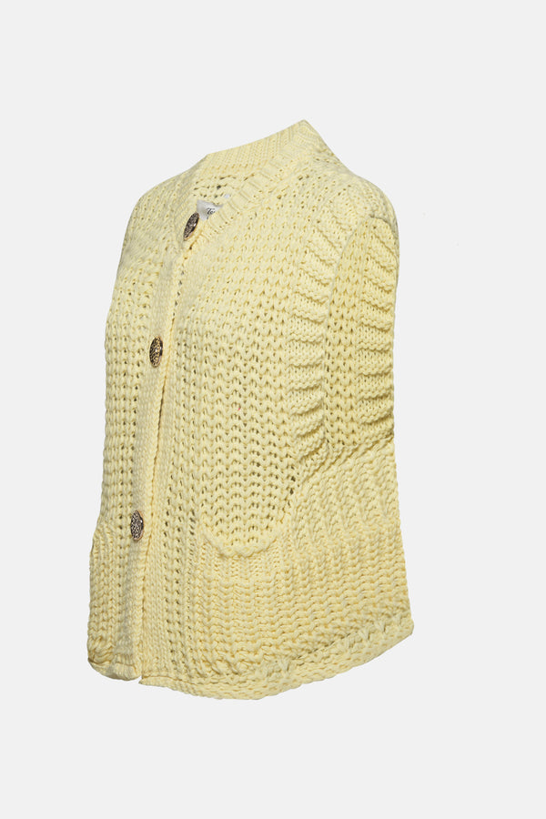 Cardigan Jaune - Terra di Siena