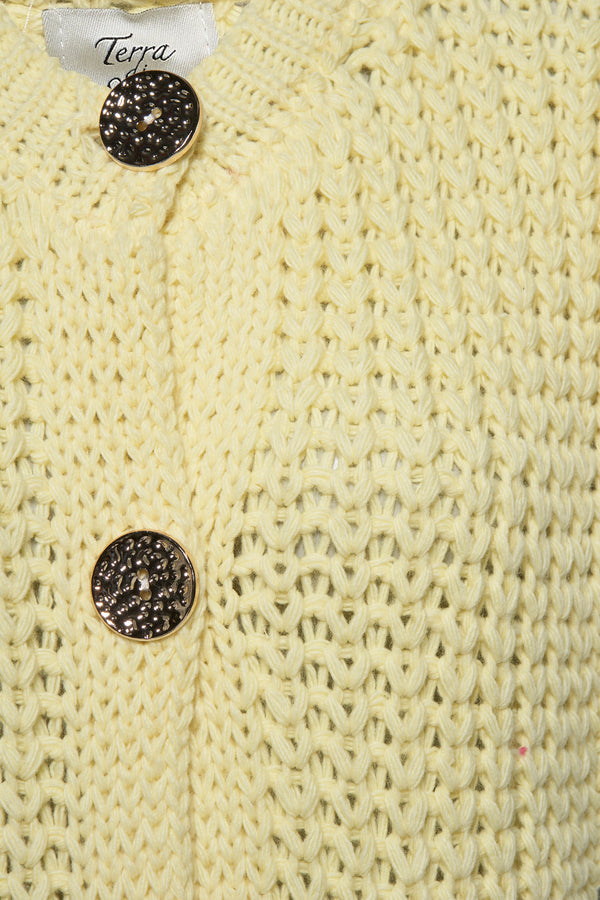 Cardigan Jaune - Terra di Siena