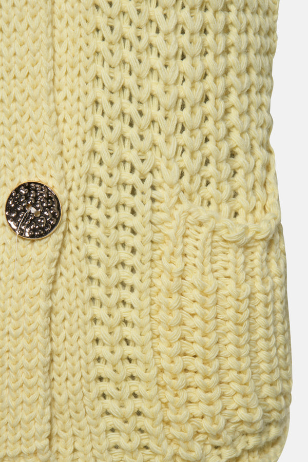 Cardigan Jaune - Terra di Siena