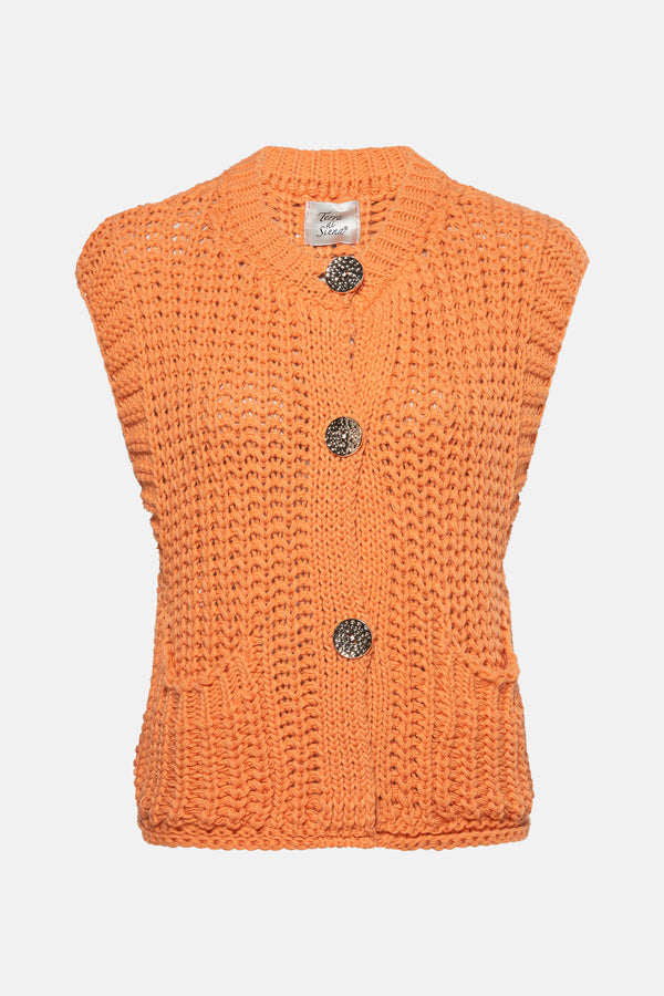 Cardigan Orange - Terra di Siena
