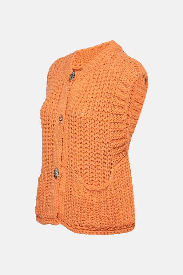 Cardigan Orange - Terra di Siena
