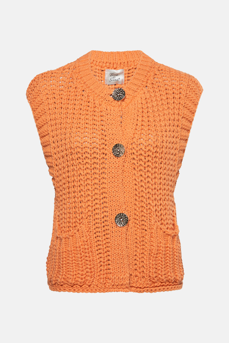 Cardigan Orange - Terra di Siena