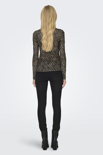 Pull col roulé brun - ONLY® - ONLY®