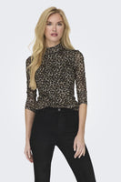 ONLERICA LIFE MESH L/S HIGH NECK TOP JRS