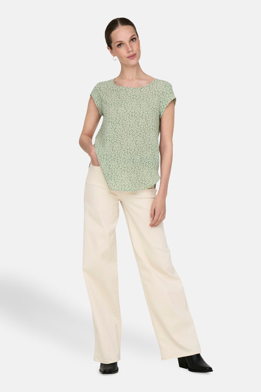 Chemisier (manches courtes) vert - ONLY® - ONLY®