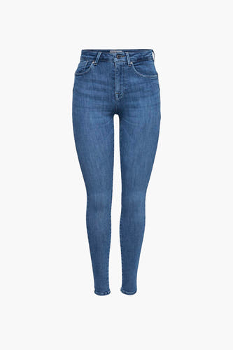 Jeans skinny bleus de ONLY avec taille haute.