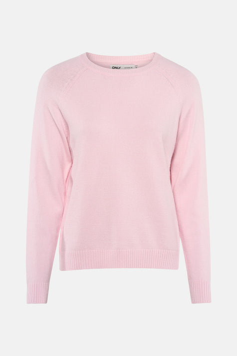 Pull à col rond - rose