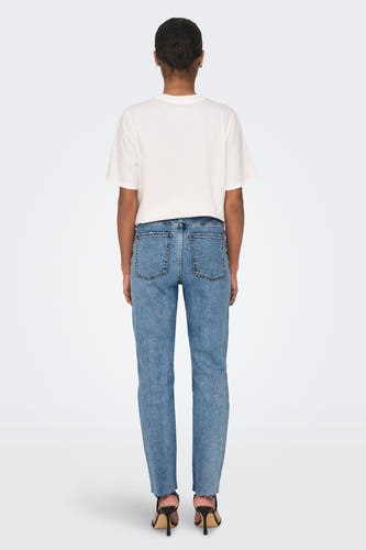Jean droit - denim bleu moyen