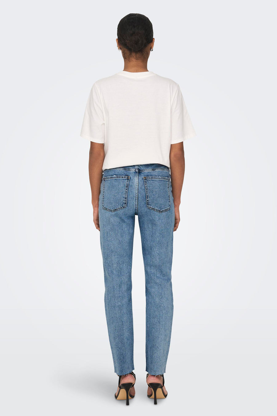 Jean droit - denim bleu moyen