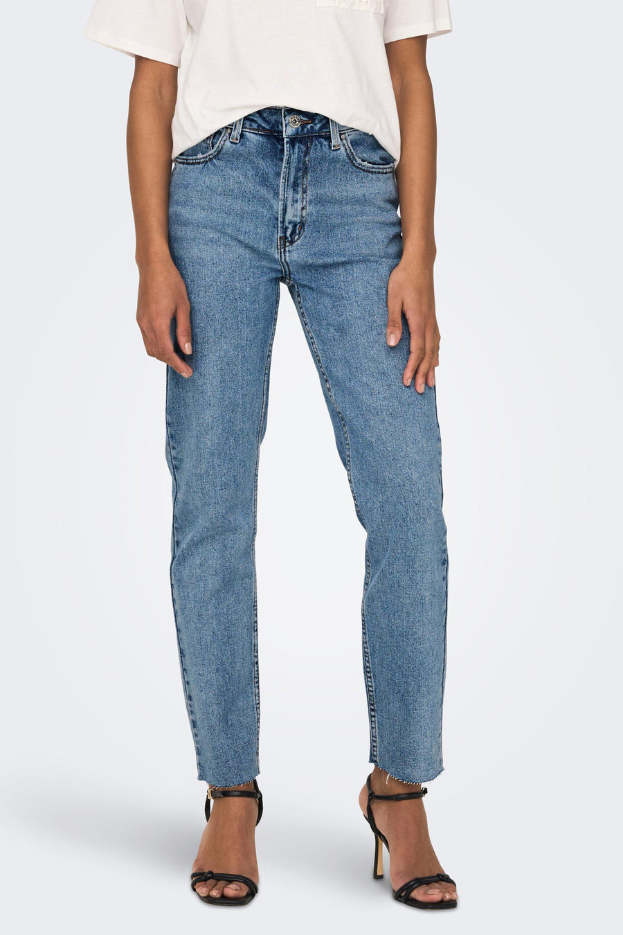 Jean droit - denim bleu moyen