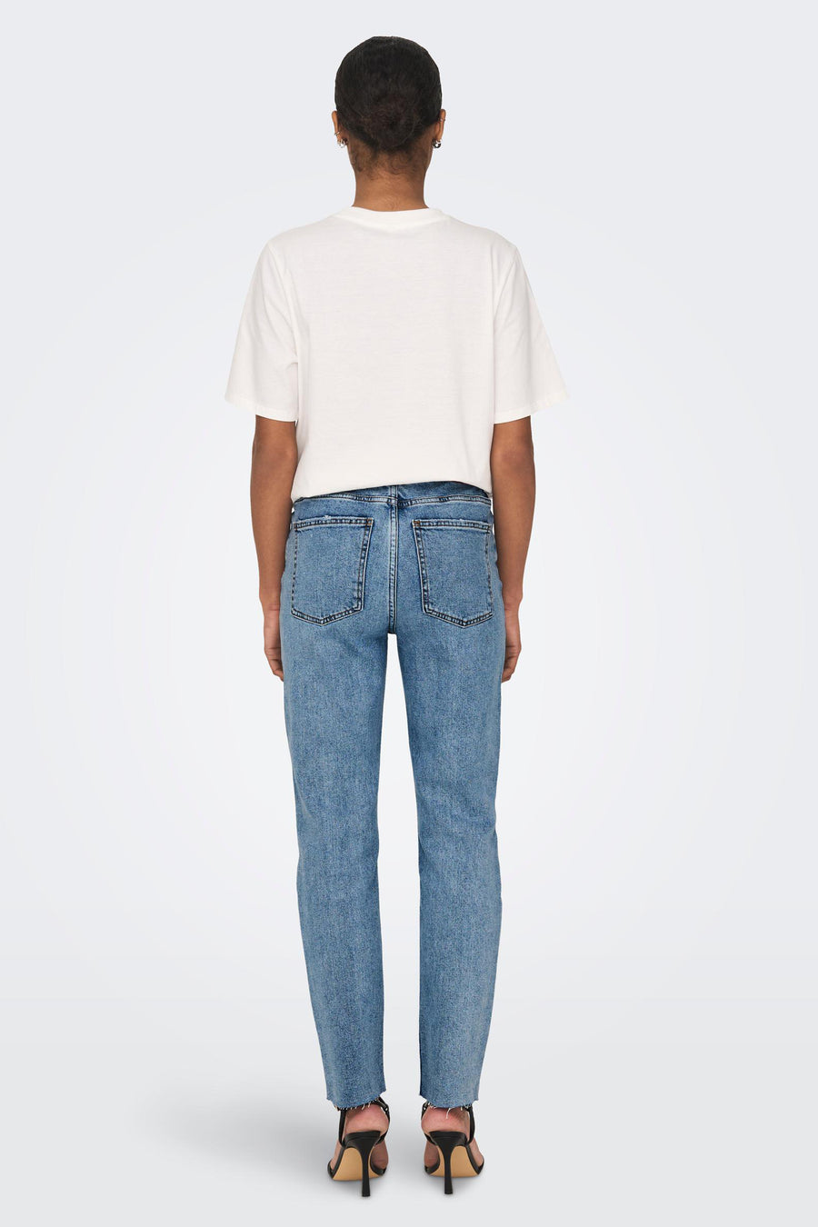 Jean droit - denim bleu moyen