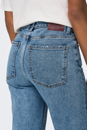 Jean droit - denim bleu moyen