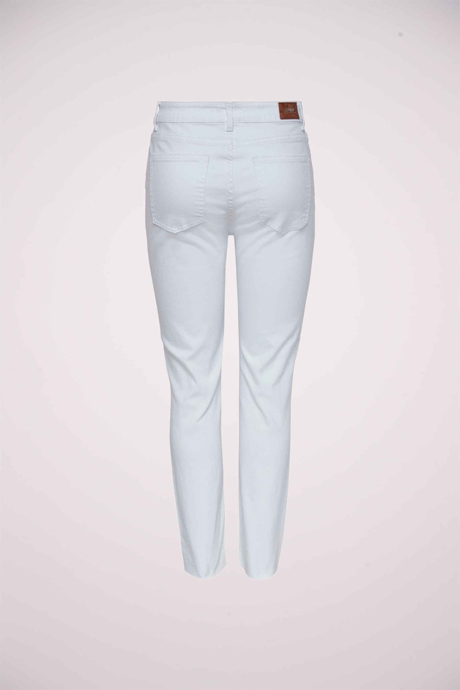 Pantalon color&eacute; - blanc