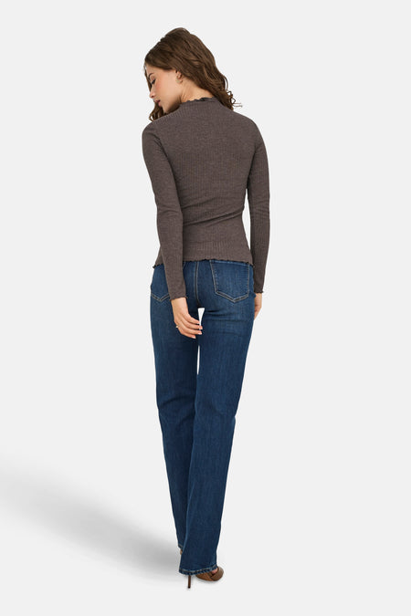 ONLEMMA L/S HIGH NECK TOP NOOS JRS