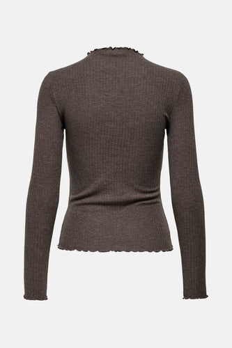 Pull à col rond - brun - ONLY® - 7