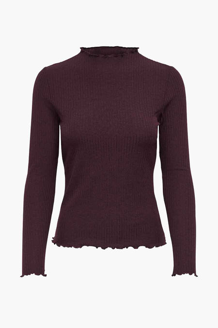 ONLEMMA L/S HIGH NECK TOP NOOS JRS