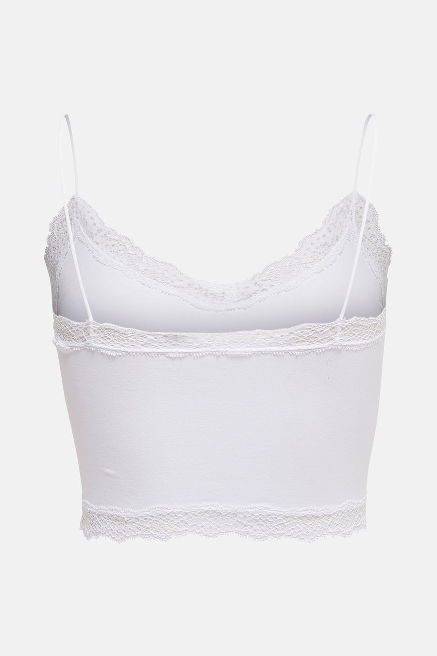 Wit hemdje met kant.