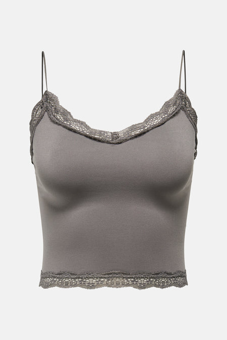 ONLVICKY  LACE SEAMLESS CROPPED TOP NOOS