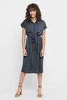 Robe &agrave; manches courtes - gris