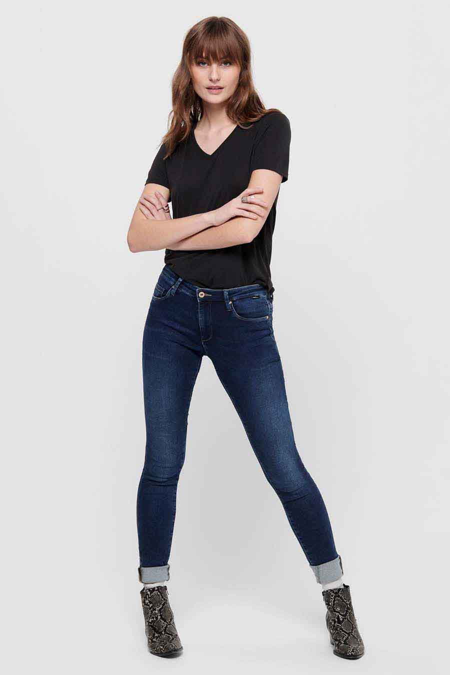 Jean skinny - denim bleu moyen