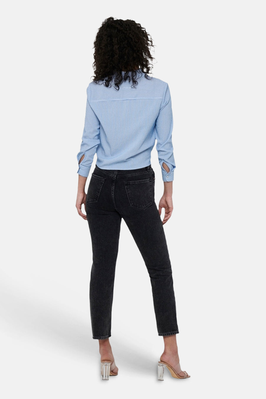 Chemise &agrave; manches longues - bleu