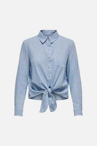 Chemise &agrave; manches longues - bleu