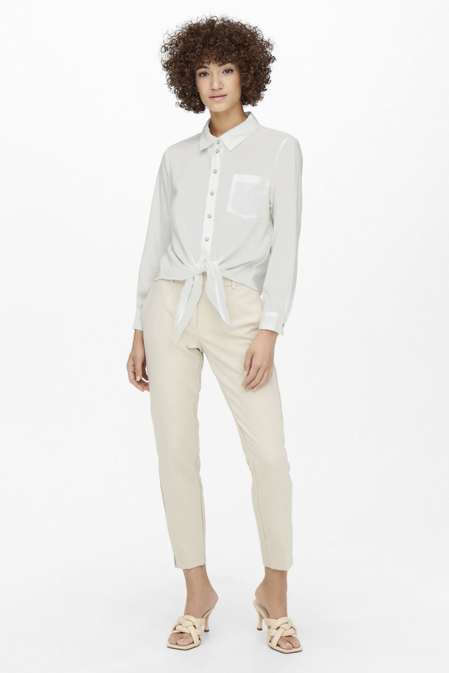 Chemise &agrave; manches longues - ecru - ONLY® - 2