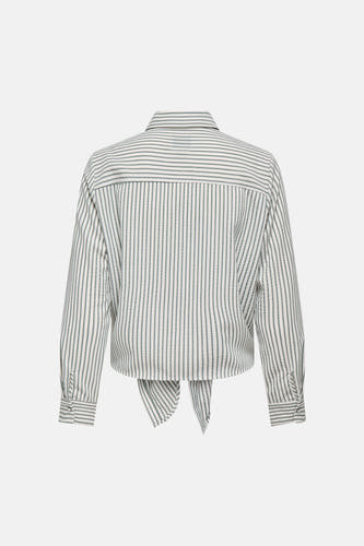 Veelkleurig hemd met lange mouwen van ONLY, met een gestreept patroon en knoopdetail aan de achterkant.