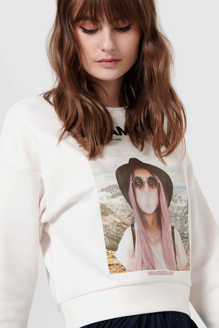 Sweat col O Blanc - ONLY®