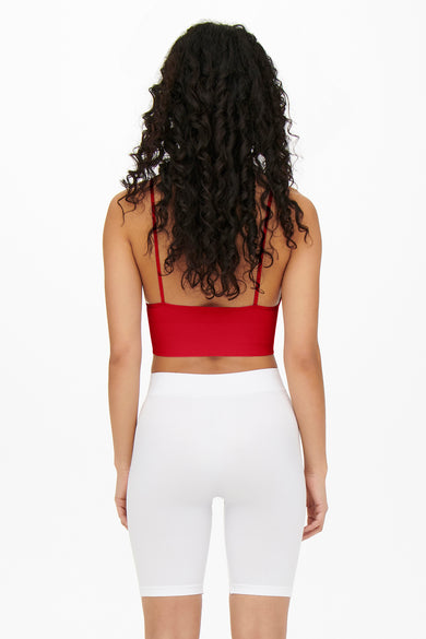 ONLVICKY  RIB SEAMLESS V-NECK TOP NOOS