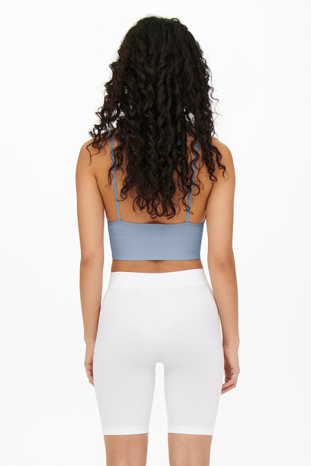 ONLVICKY  RIB SEAMLESS V-NECK TOP NOOS