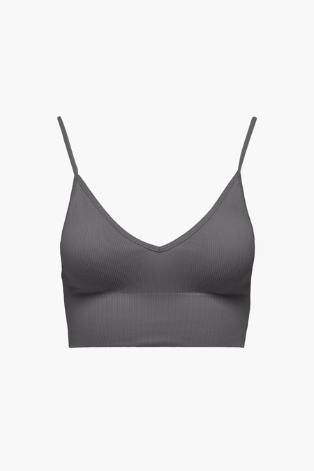 ONLVICKY  RIB SEAMLESS V-NECK TOP NOOS