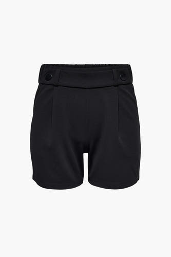 Zwarte short van JDY, met knoopdetail op de tailleband.