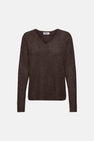 Pull col V - Coffee Bean