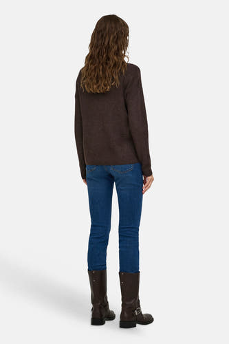 Pull col V - Coffee Bean